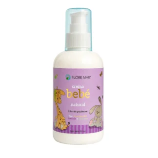 Crema Bebé Natural | Con Vitamina B5, Lavanda y Aloe Vera — 250 ml