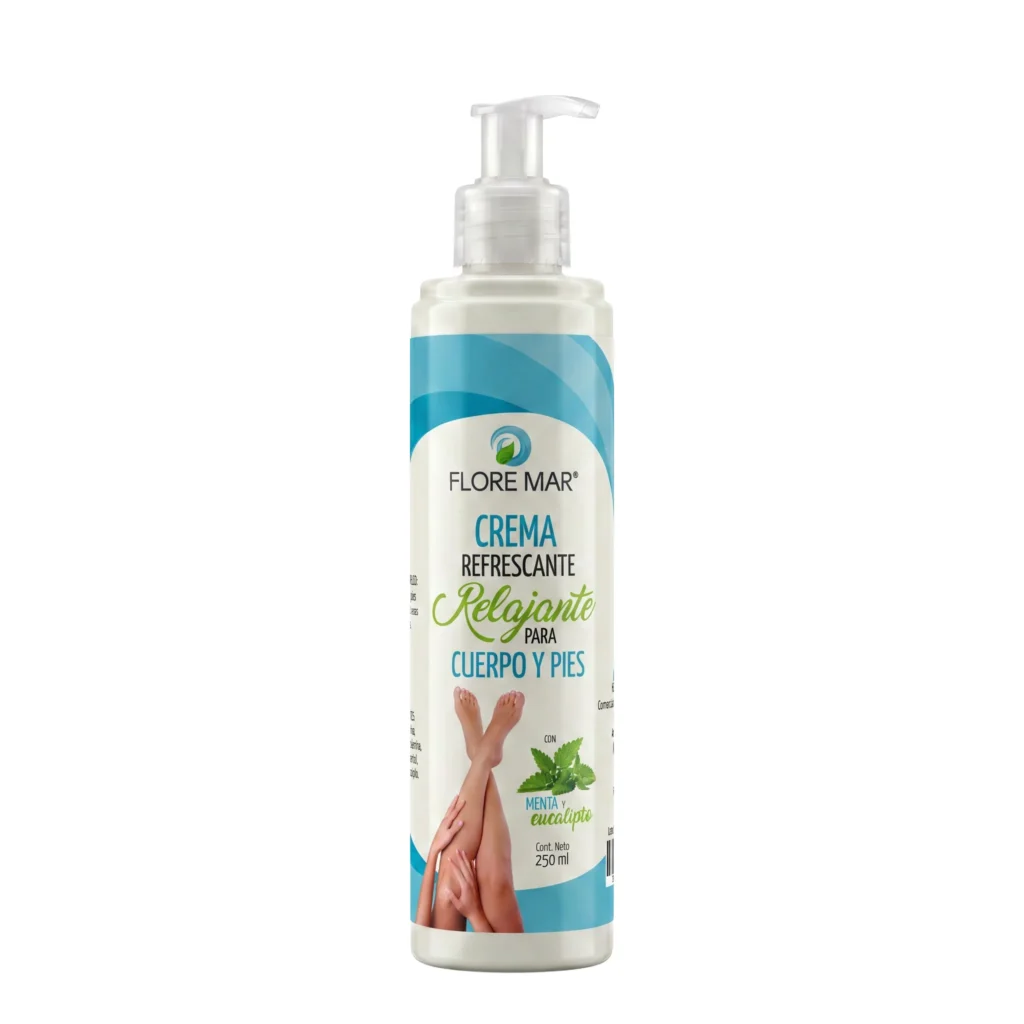 Crema Relajante para Pies y Cuerpo con Menta — 250 ml