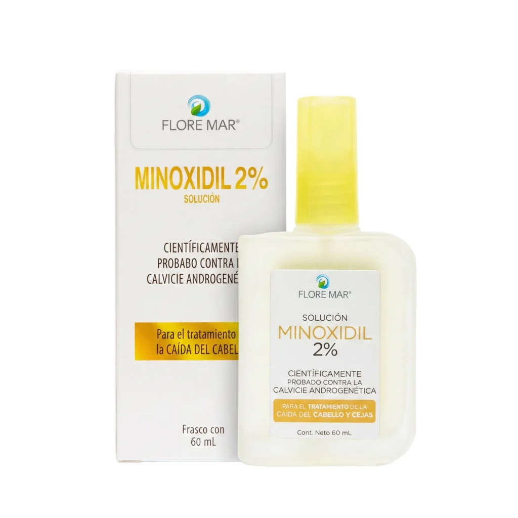 Minoxidil 2% | Tratamiento para Caída de Cabello y Cejas — 60 ml