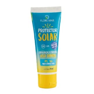 Protector Solar FPS 50+ | Facial y Corporal, Luz Azul — 70 ml