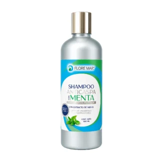 Shampoo Anticaspa con Menta — Estimula el Crecimiento — 500 ml